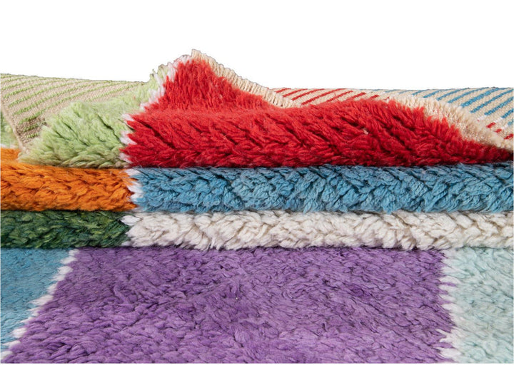 Modern Moroccan Style Wool Rug 10 X 13