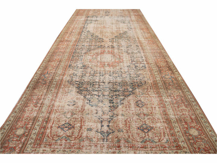 Vintage Malayer Runner Wool Runner 7 X 18