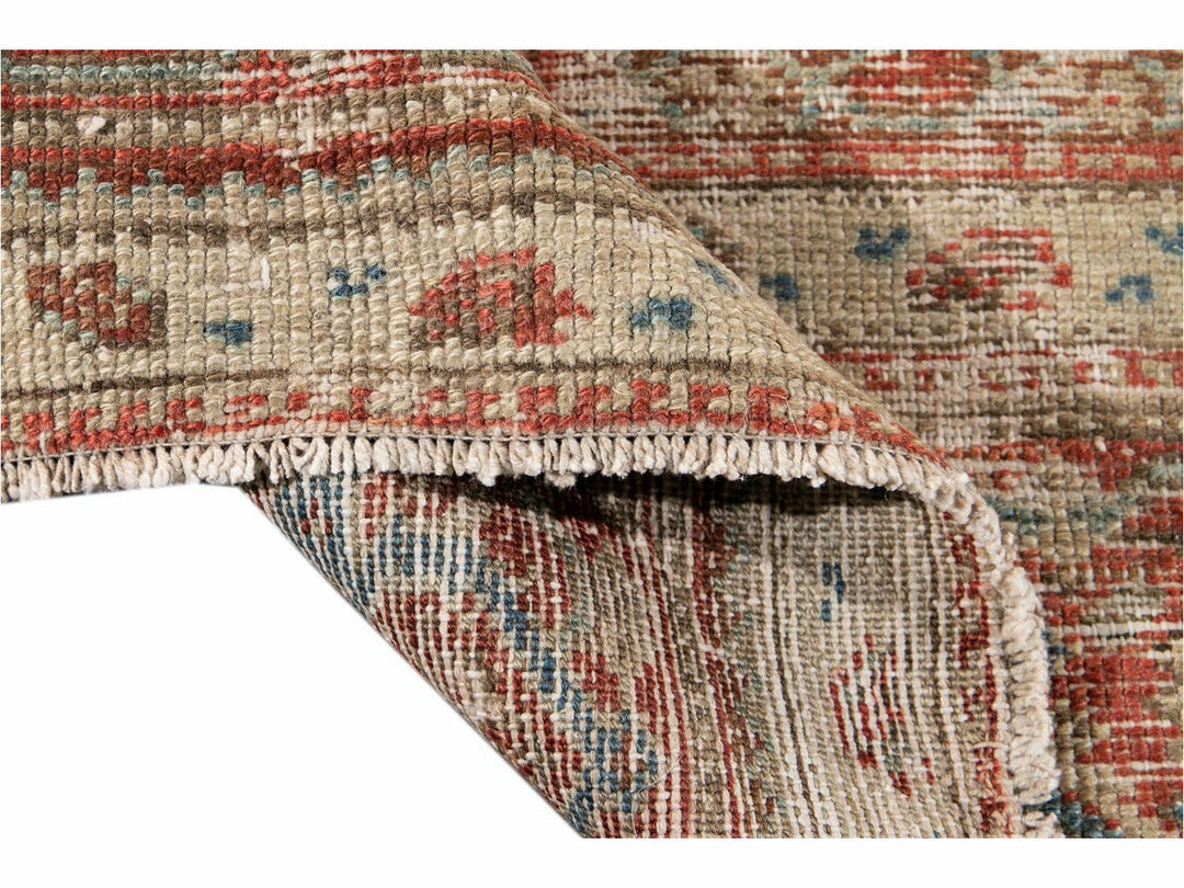 Vintage Malayer Runner Wool Runner 7 X 18