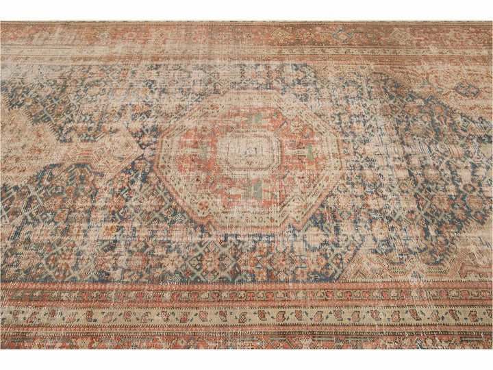 Vintage Malayer Runner Wool Runner 7 X 18