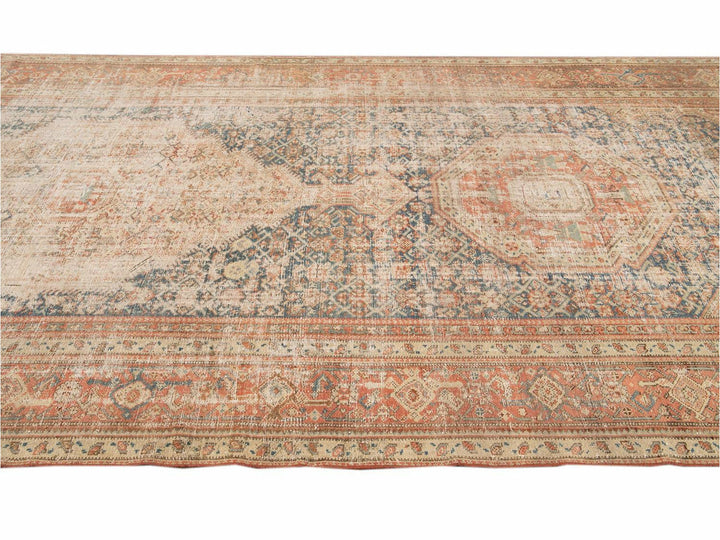 Vintage Malayer Runner Wool Runner 7 X 18