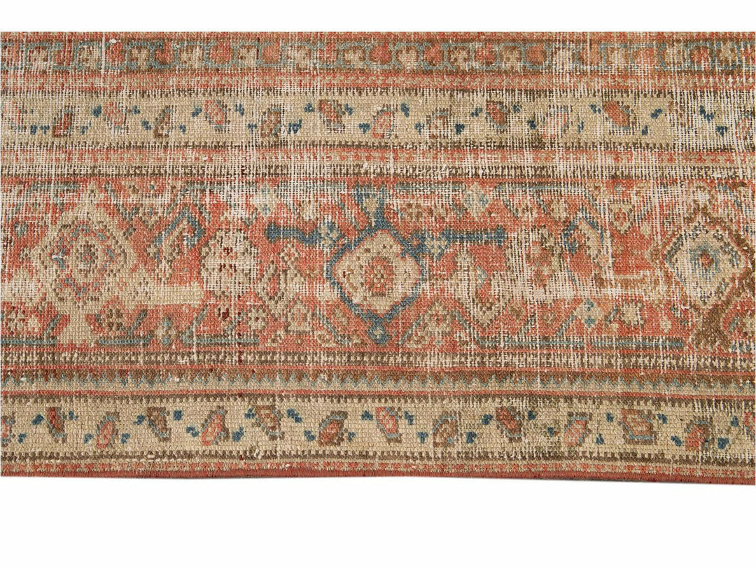 Vintage Malayer Runner Wool Runner 7 X 18