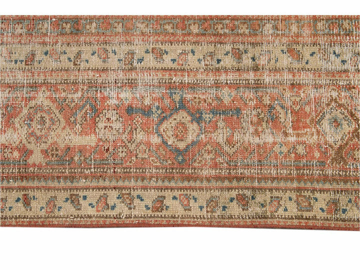 Vintage Malayer Runner Wool Runner 7 X 18
