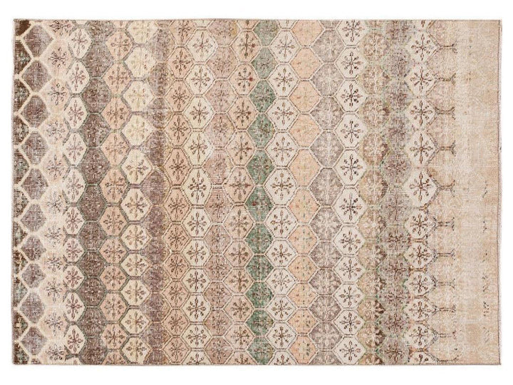 Vintage Turkish Scatter Wool Rug 4 X 6