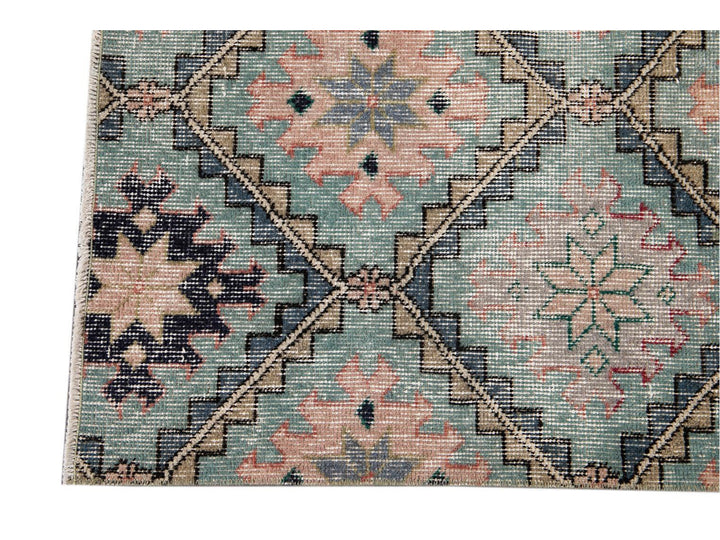 Vintage Turkish Scatter Wool Rug 4 X 7