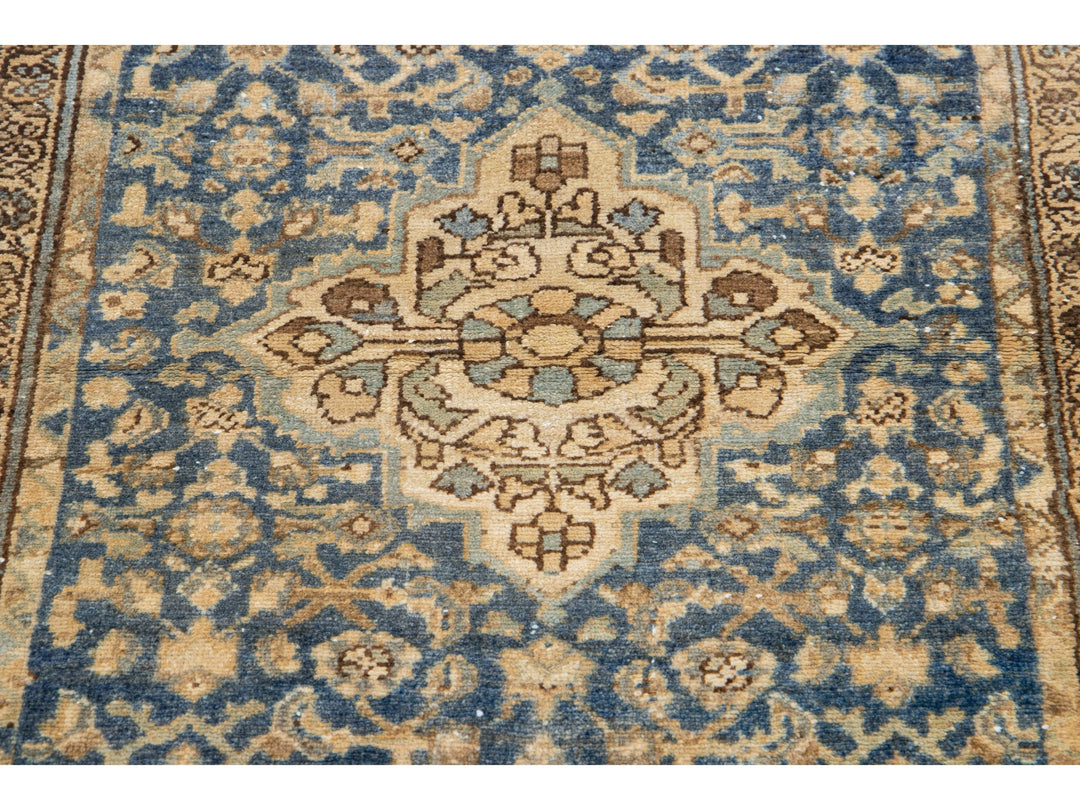 Antique Hamadan Wool Rug 2 X 4