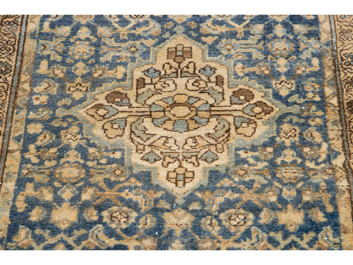 Antique Hamadan Wool Rug 2 X 4