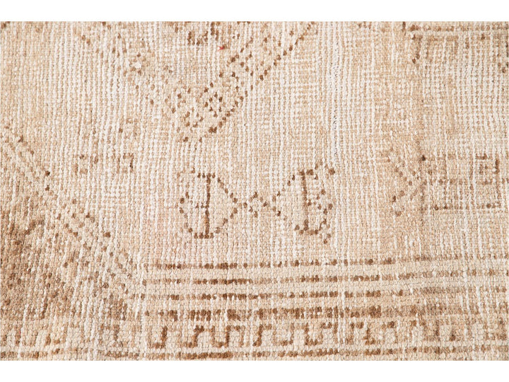Mid-20th Century Vintage Turkish Wool Runner Rug 3 X 12