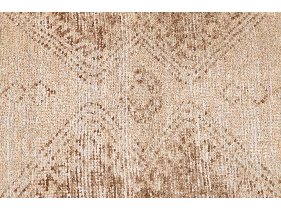 Mid-20th Century Vintage Turkish Wool Runner Rug 3 X 12