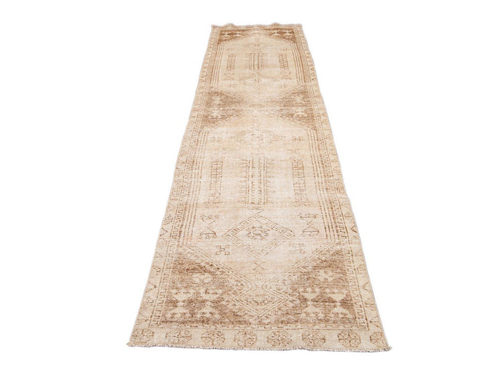 Mid-20th Century Vintage Turkish Wool Runner Rug 3 X 12