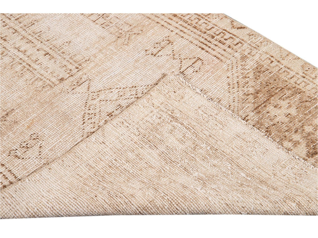 Mid-20th Century Vintage Turkish Wool Runner Rug 3 X 12