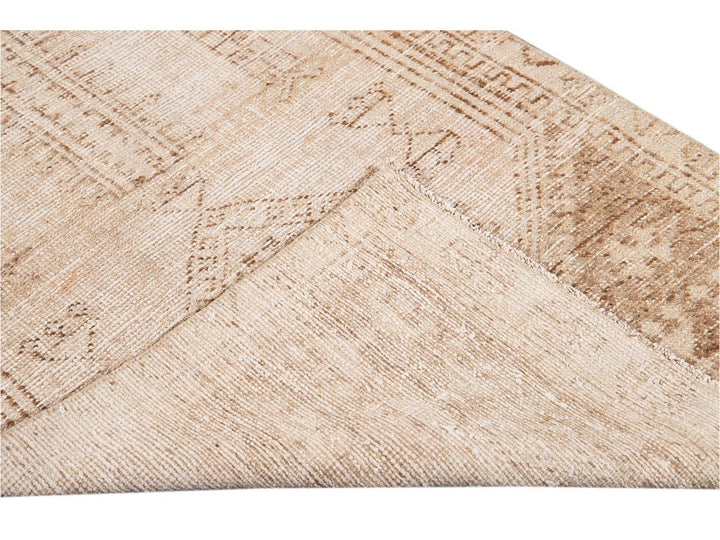 Mid-20th Century Vintage Turkish Wool Runner Rug 3 X 12