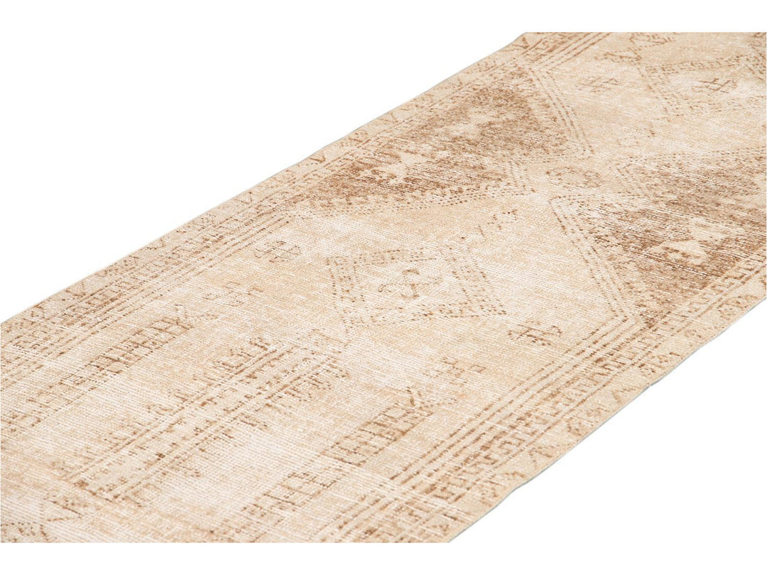 Mid-20th Century Vintage Turkish Wool Runner Rug 3 X 12