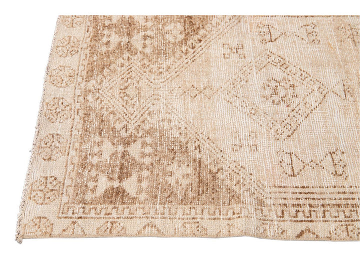 Mid-20th Century Vintage Turkish Wool Runner Rug 3 X 12