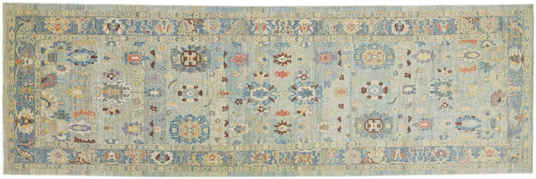 Modern Sultanabad Wool Runner 6 X 19