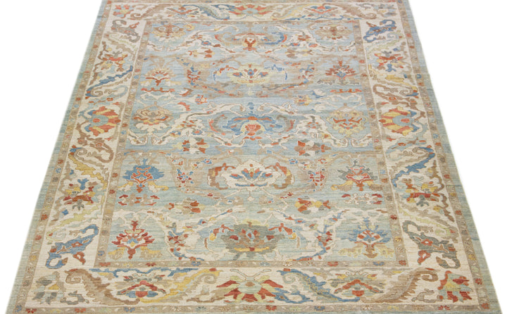 Modern Sultanabad Wool Rug 10 X 15