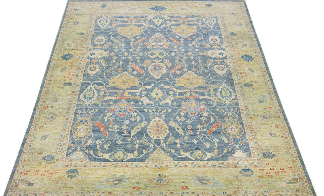 Modern Sultanabad Wool Rug 13 X 18