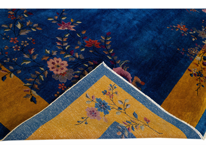 Antique Art Deco Chinese Rug 10 X 15