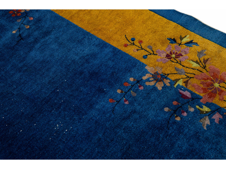 Antique Art Deco Chinese Rug 10 X 15