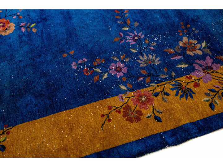 Antique Art Deco Chinese Rug 10 X 15