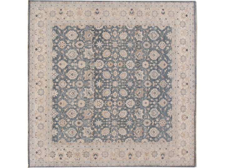 Modern Khotan Style Wool Rug 12 X 12