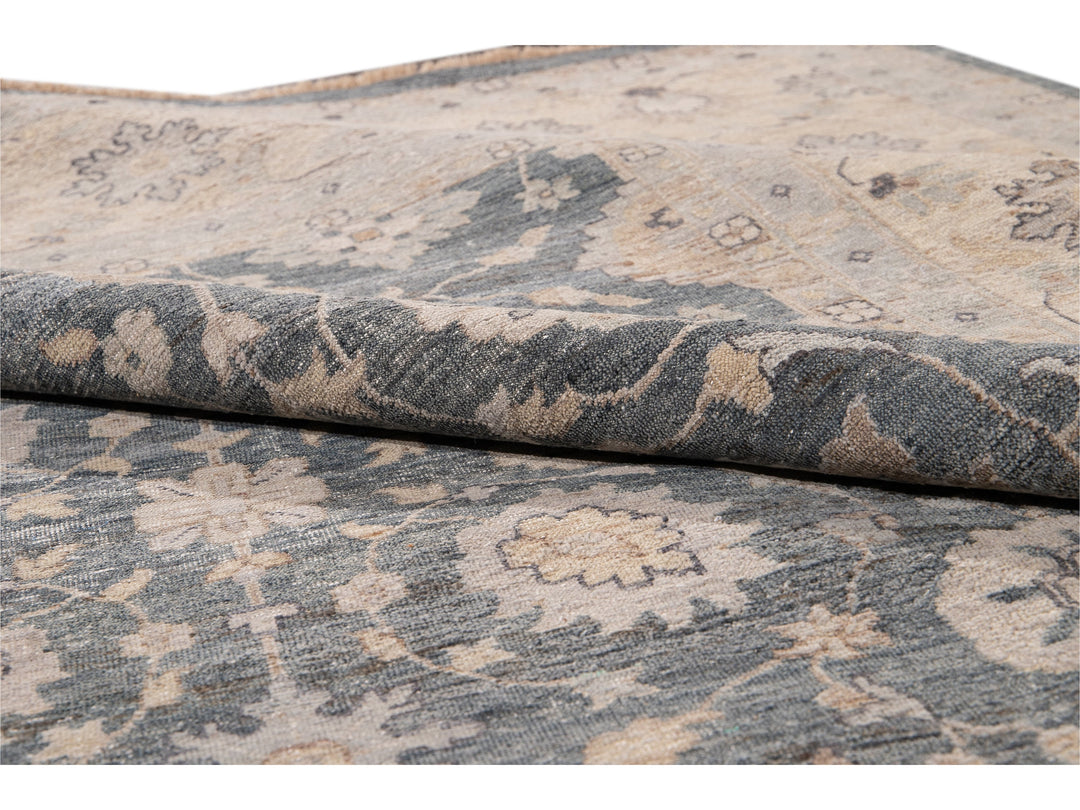 Modern Khotan Style Wool Rug 12 X 12