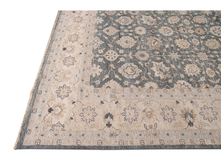 Modern Khotan Style Wool Rug 12 X 12