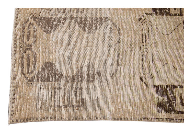 Mid 20th Century Vintage Turkish Wool Runner 3 X 12