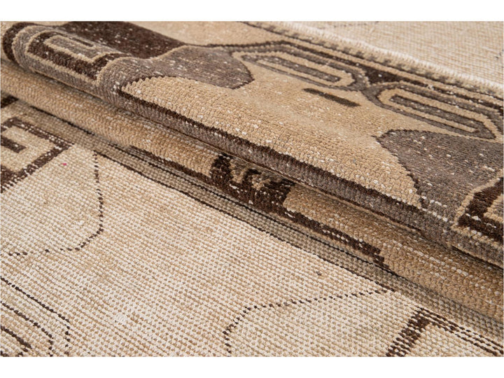 Mid 20th Century Vintage Turkish Wool Runner 3 X 12