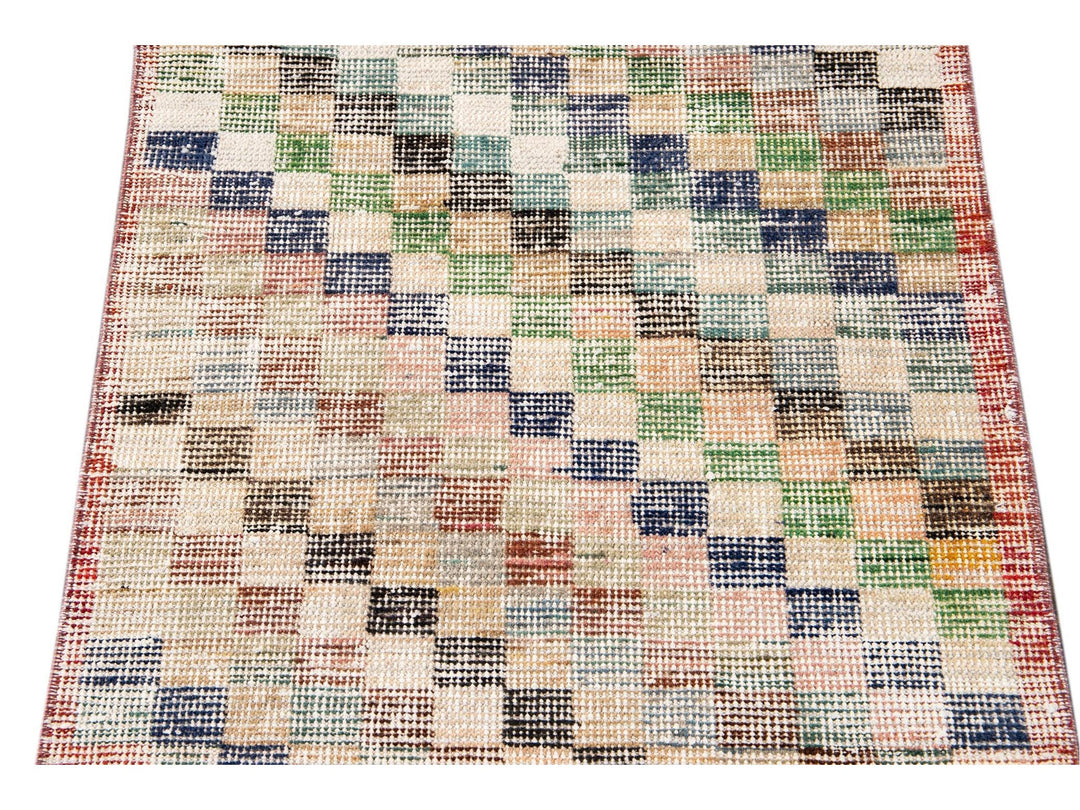 Mid-20th Century Vintage Turkish Wool Runner Rug, 2 X 9