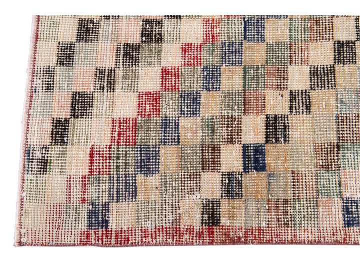 Mid-20th Century Vintage Turkish Wool Runner Rug, 2 X 9