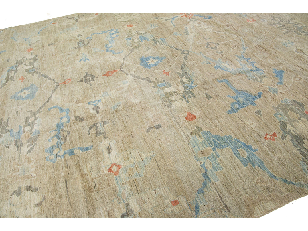 Modern Sultanabad Rug 10 X 19