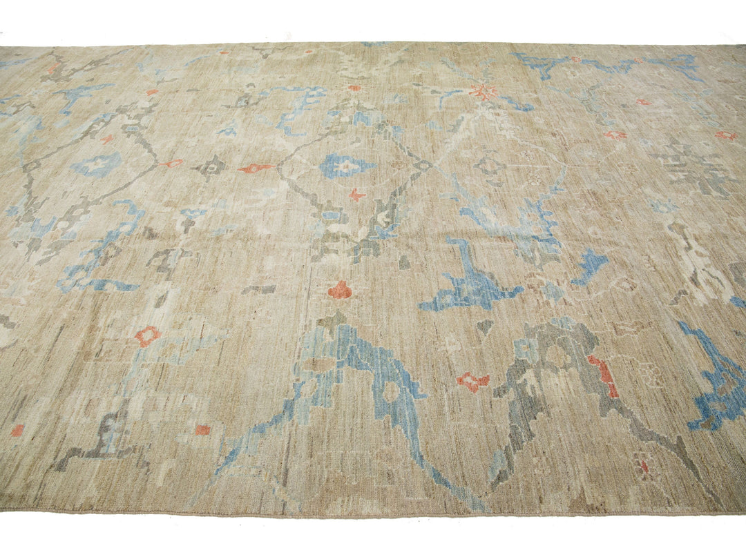 Modern Sultanabad Rug 10 X 19