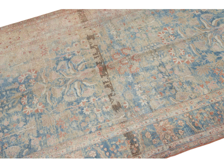 Antique Sarouk Wool Rug 4 X 7