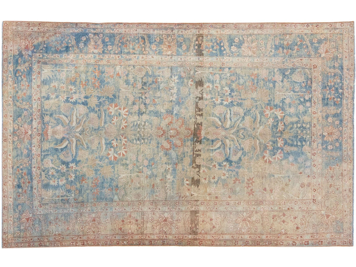 Antique Sarouk Wool Rug 4 X 7