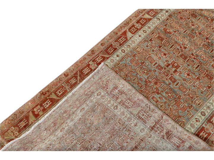 Early 20th Century Antique Malayer Wool Runner Rug, 3 X 16