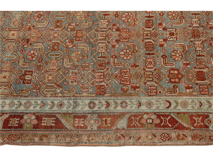 Early 20th Century Antique Malayer Wool Runner Rug, 3 X 16