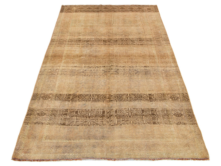 Antique Hamadan Wool Rug 4 X 7