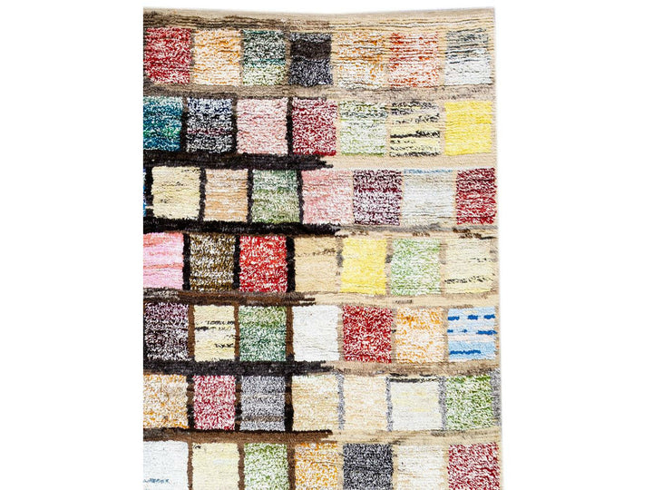 Modern Turkish Tulu Wool Rug 10 X 14