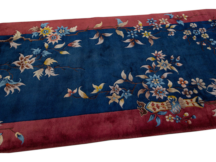 Antique Art Deco Chinese Runner 4 X 11
