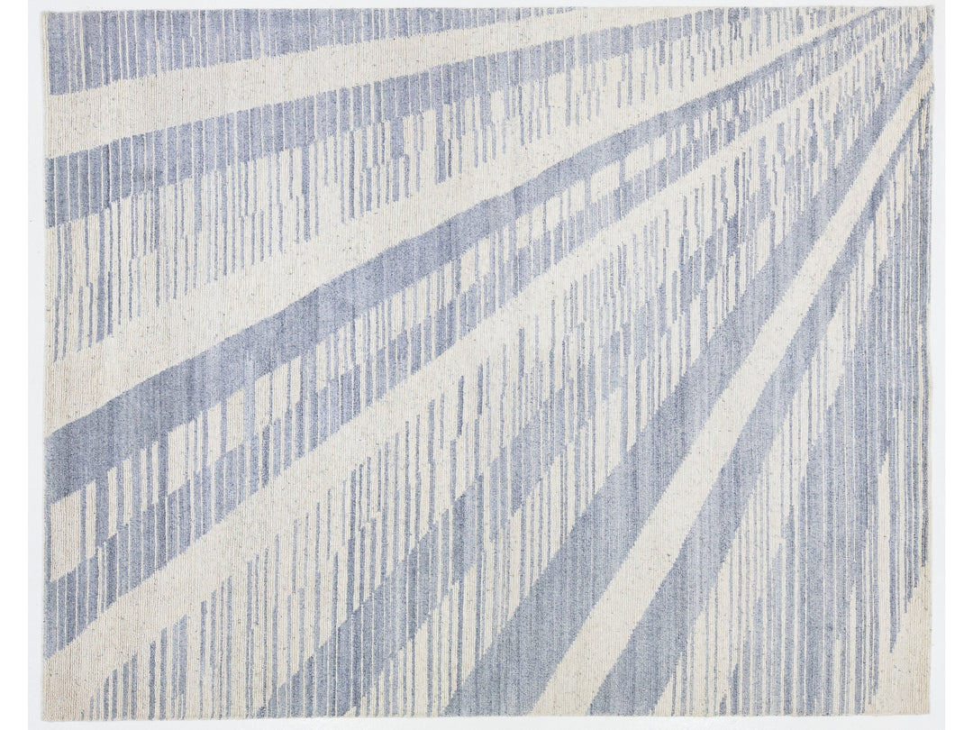 Modern Moroccan Wool Rug 8 X 10