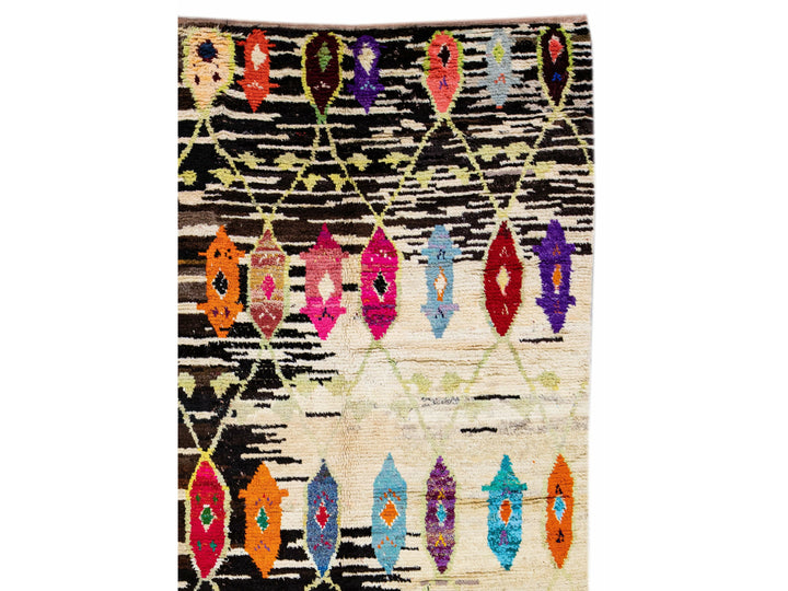 Modern Turkish Tulu Wool Rug 10 X 14