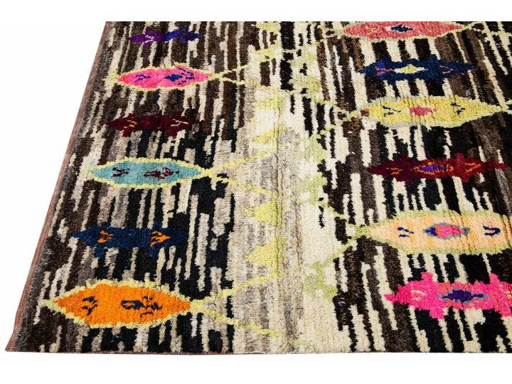 Modern Turkish Tulu Wool Rug 10 X 14