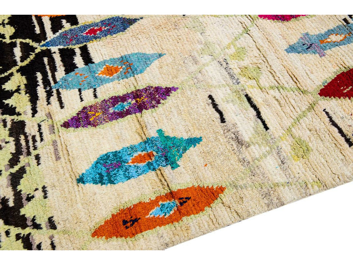 Modern Turkish Tulu Wool Rug 10 X 14