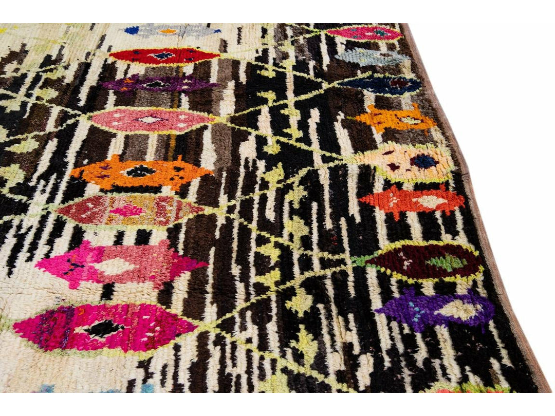 Modern Turkish Tulu Wool Rug 10 X 14