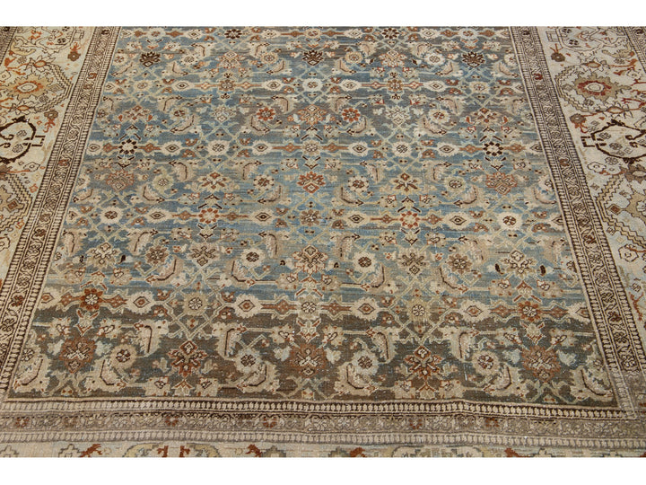 Antique Bidjar Wool Rug 7 X 14