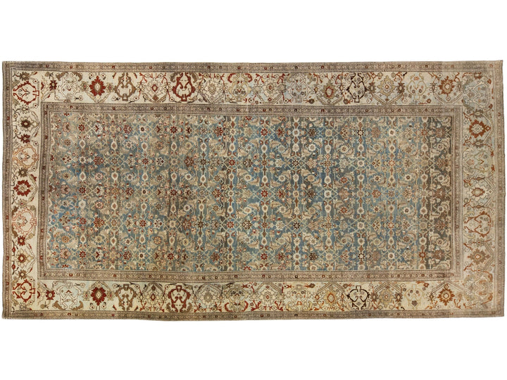 Antique Bidjar Wool Rug 7 X 14