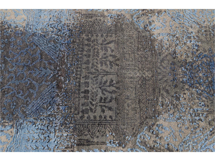 New Modern Contemporary Abstract Wool Rug 10 X 14
