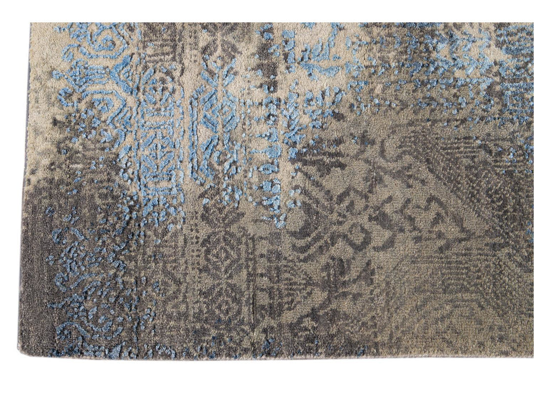 New Modern Contemporary Abstract Wool Rug 10 X 14