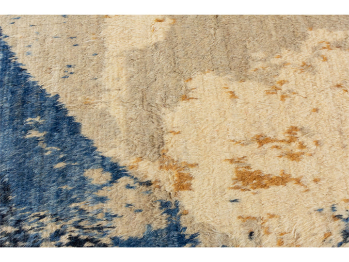 Modern Moroccan Style Wool Rug,7 X 10